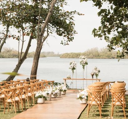 Decoração e espaço para casamento intimista no Rio de Janeiro