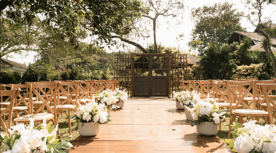 Decoração e espaço para casamento intimista no Rio de Janeiro