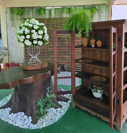 Decoração e espaço para casamento intimista no Rio de Janeiro