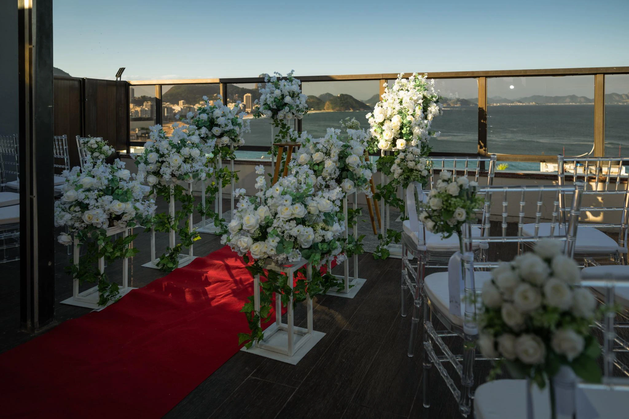 Decoração e espaço para casamento intimista no Rio de Janeiro