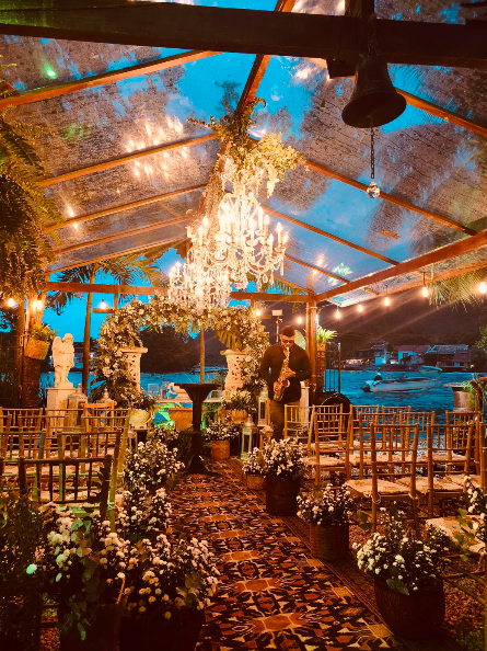 Decoração e espaço para casamento intimista no Rio de Janeiro