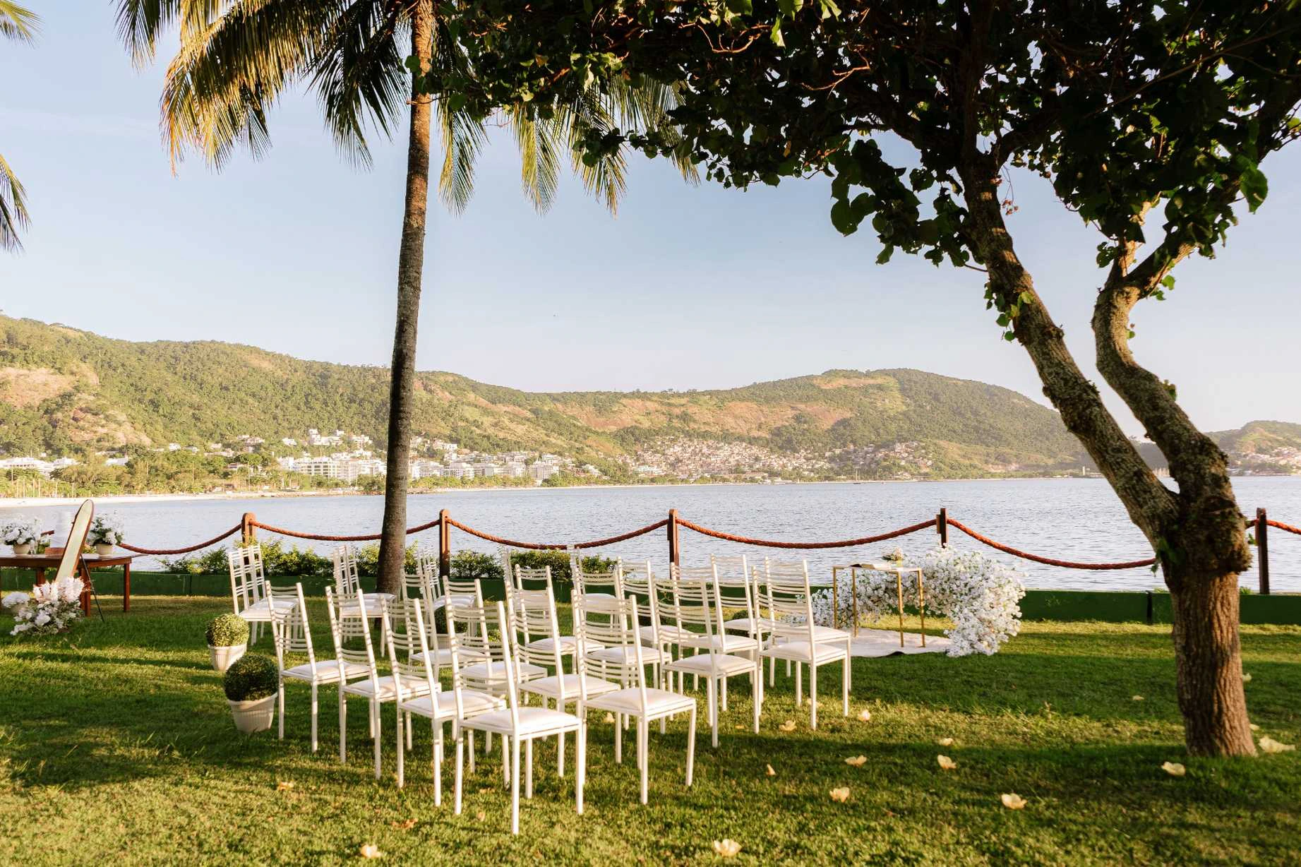 Decoração e espaço para casamento intimista no Rio de Janeiro