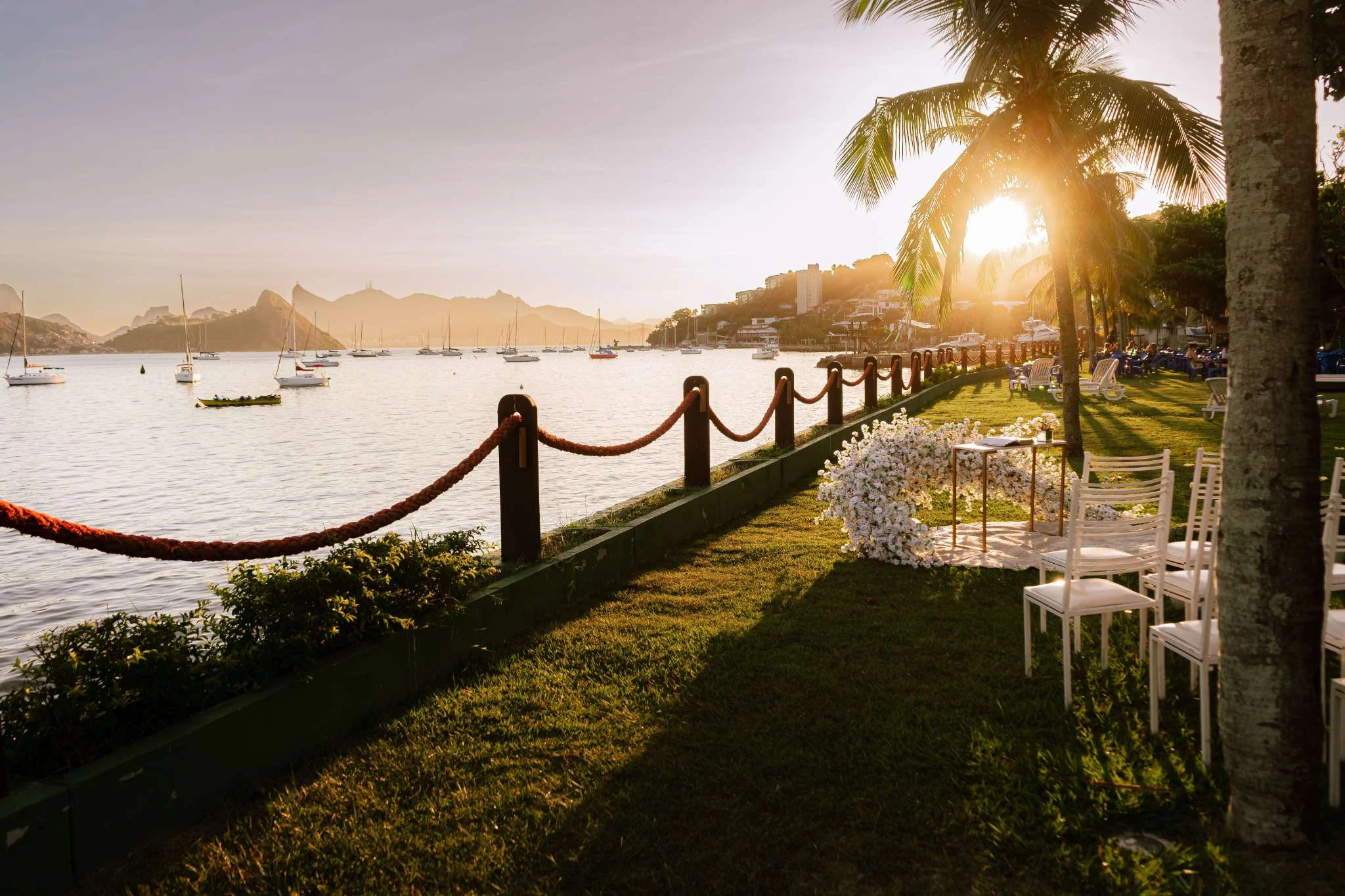 Decoração e espaço para casamento intimista no Rio de Janeiro
